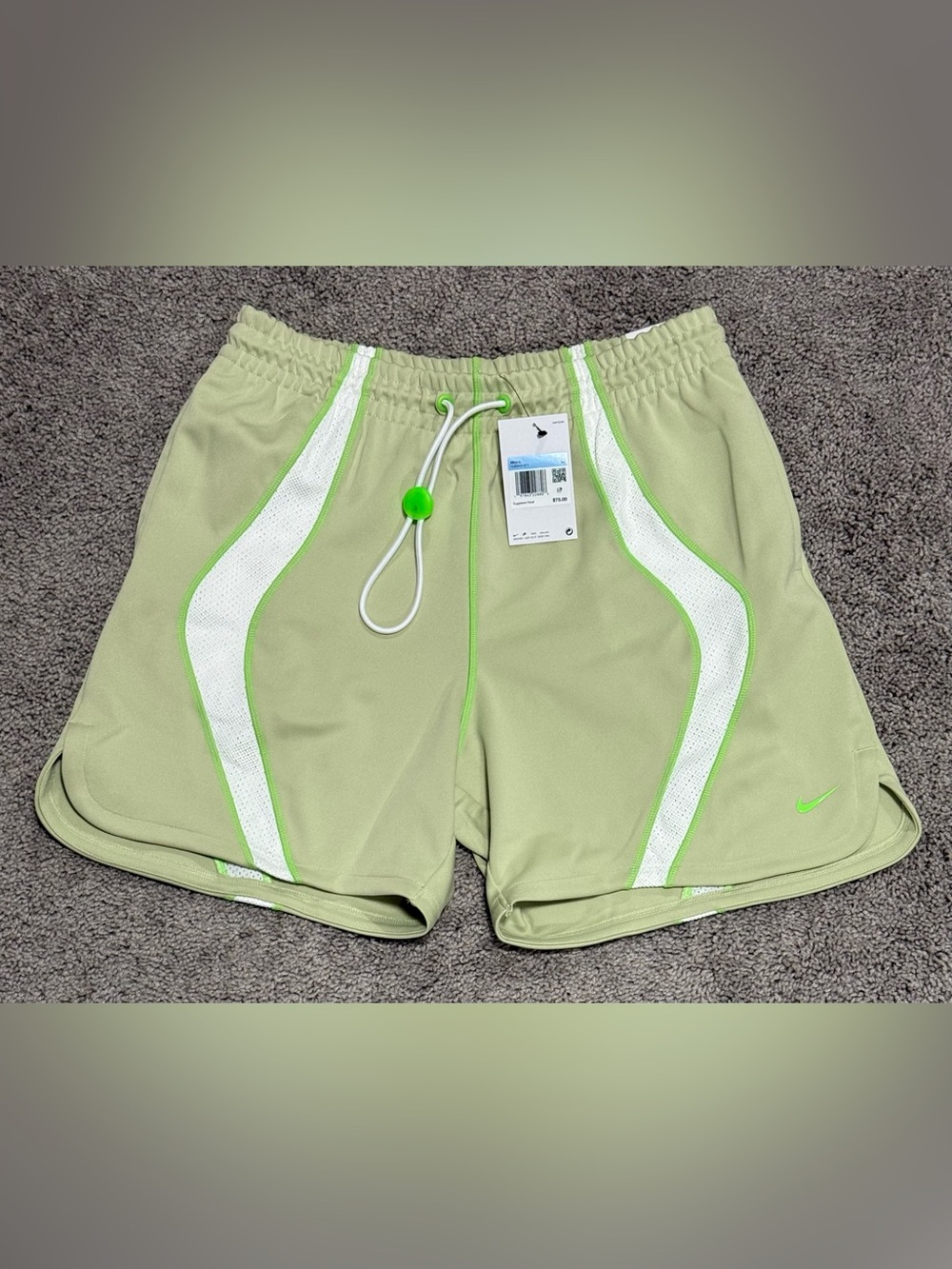 Nike Air Project F.R.O.G Shorts Olive Aura Green HJ6944-371 Mens Size Medium